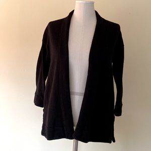Loft Black Cotton Cardigan